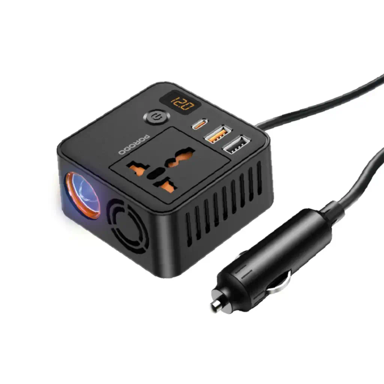 اینورتر فندکی خودرو پرودو Porodo FWCH057 Inventer Car 200W