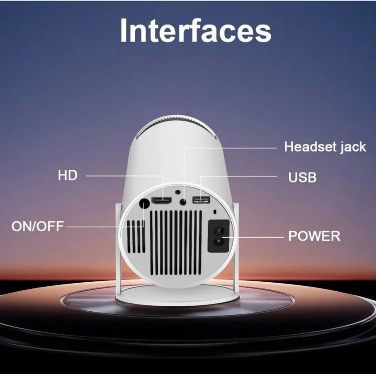 ویدئو پروژکتور پرتابل HY300 کیفیتULTRA HD - تصویر 2