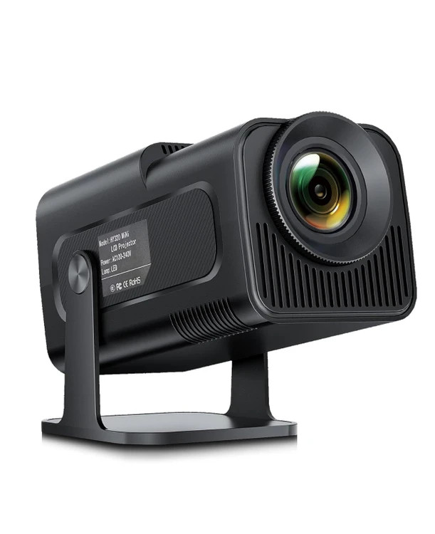 ویدیو پروژکتور هوشمند مدل HY320 Mini اندروید قابل حمل | Projector HY320 Mini Newly Native 720P Android 11 4K