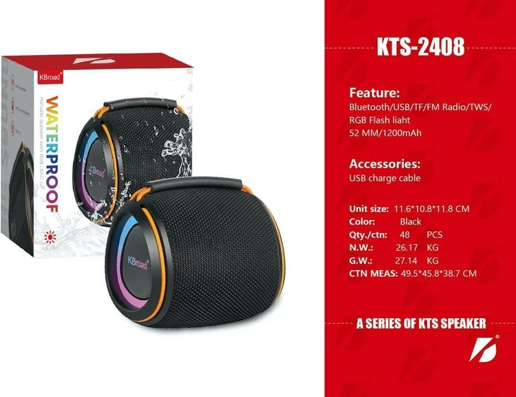 اسپیکر بلوتوثی KTS-2408 - تصویر 6