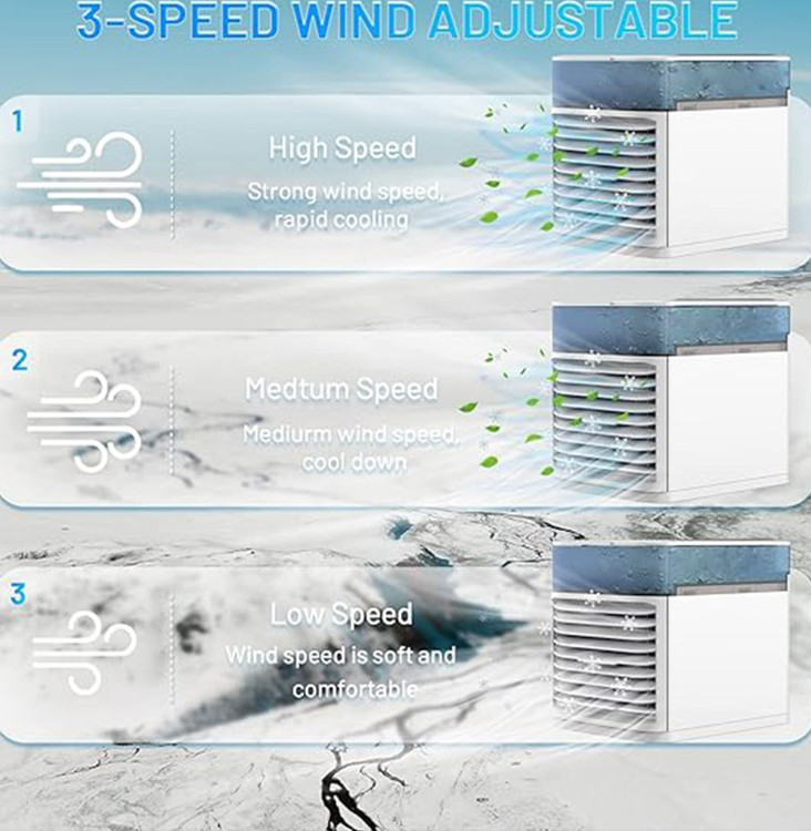 مینی کولر رومیزی ARCTIC ا MINI AIR CONDITIONING - تصویر 4