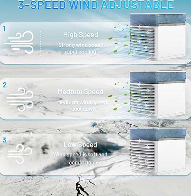 مینی کولر رومیزی ARCTIC ا MINI AIR CONDITIONING - تصویر 4