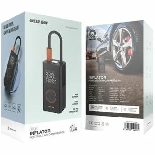 کمپرسور و پمپ باد گرین لاین مدل Green Lion GTI-01 Inflator 3600mAh Portable Air Compressor | GTI-01