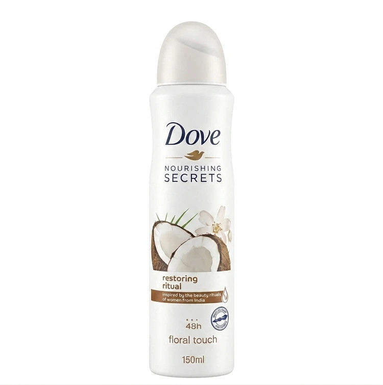اسپری ضد تعریق Dove اصلی داو - رنگ سفید نارگیل و یاس