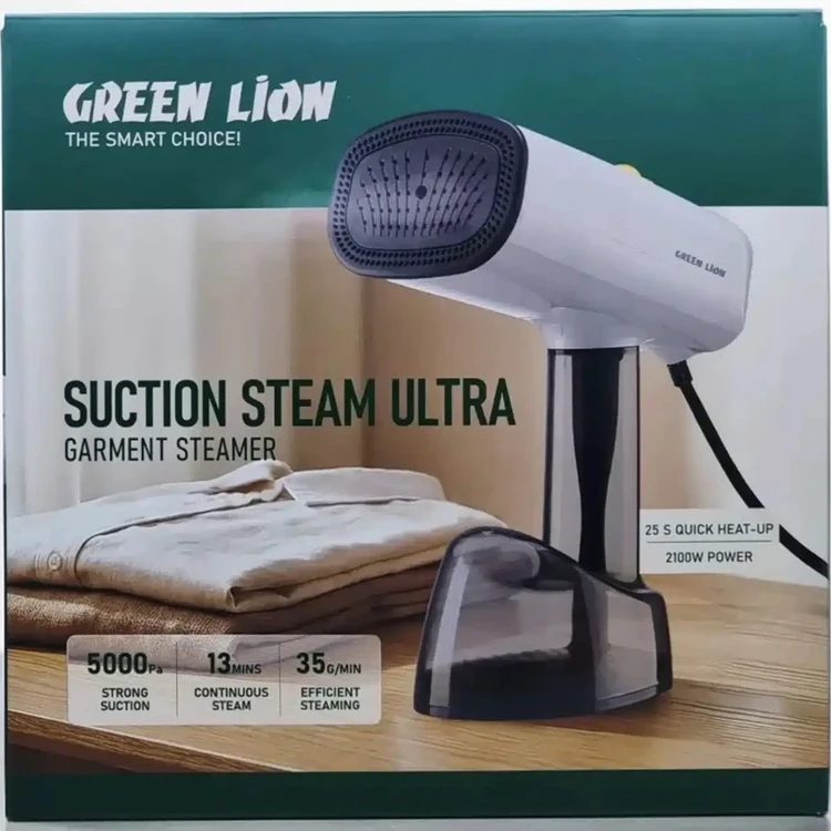 اتو بخار مکش دار گرین لاین Green Lion مدل GNBX200STMWH توان 2100 وات