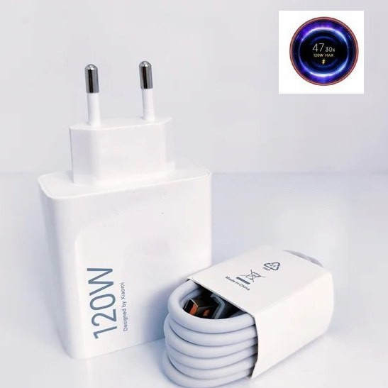 شارژر 120 وات شیائومی (نمایش صدم درصد 120 وات مکس)